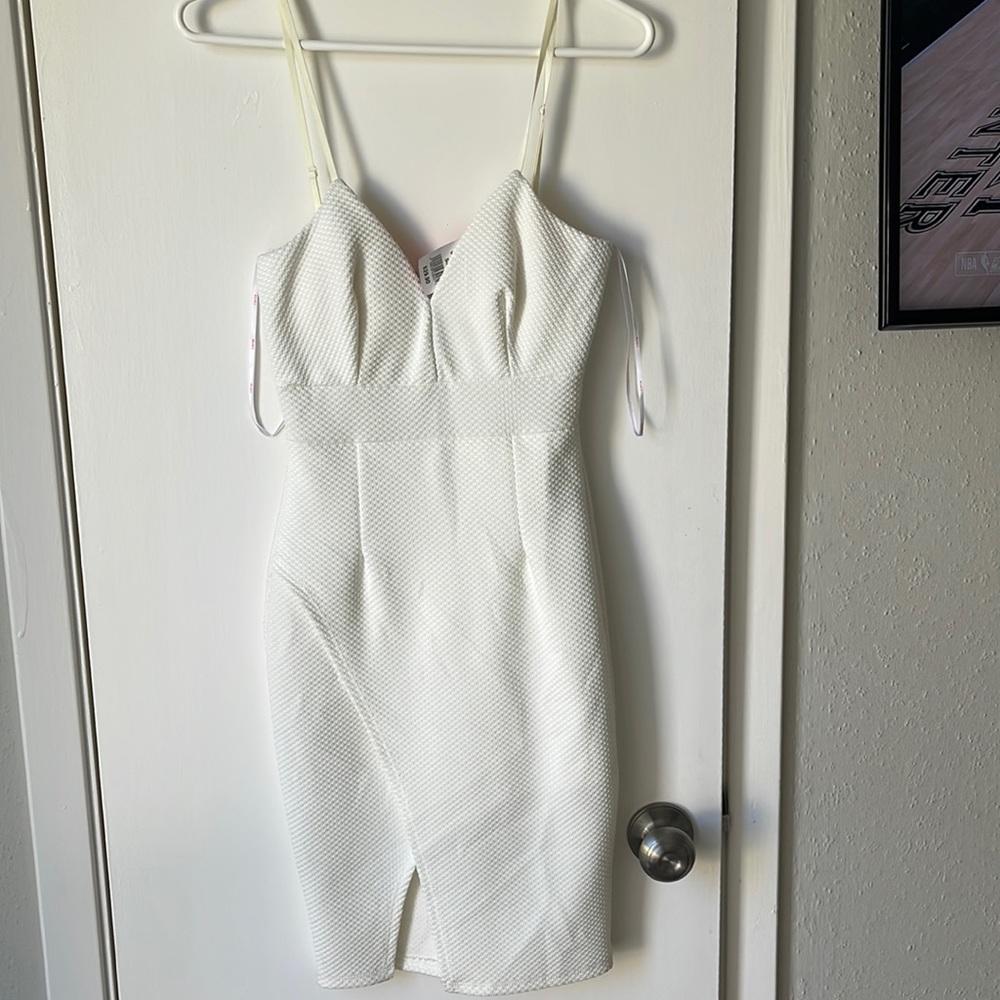 Agaci white mini dress